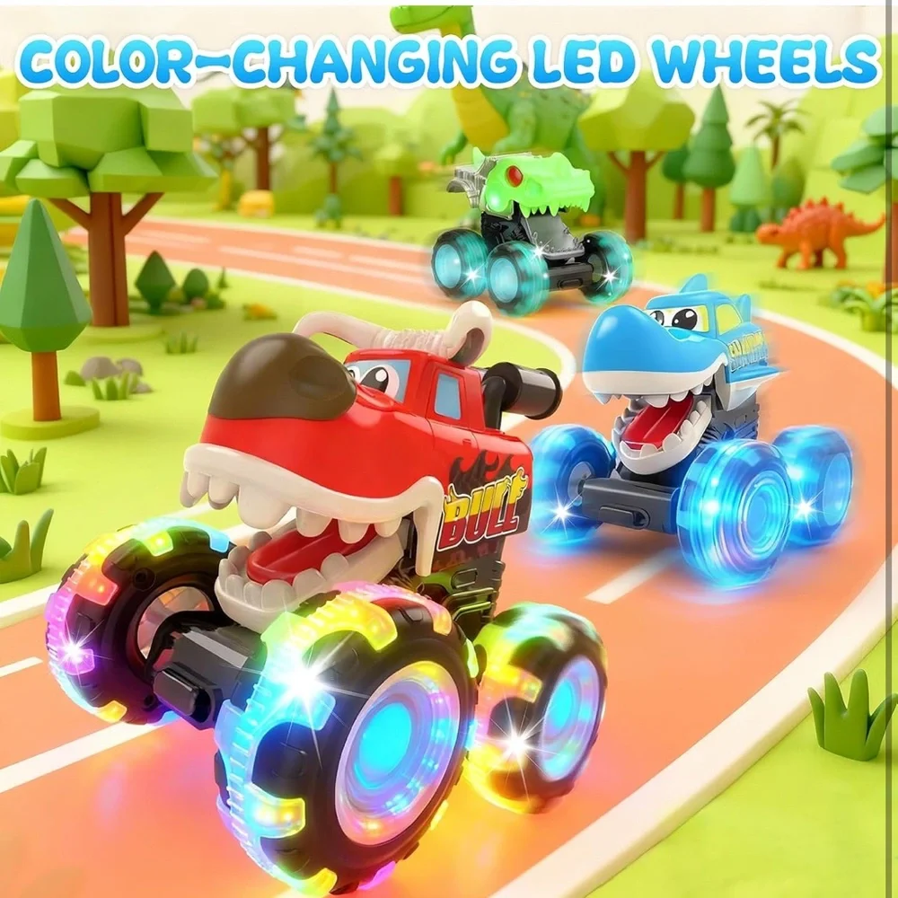 Monster Trucks Light-Up Toy Set